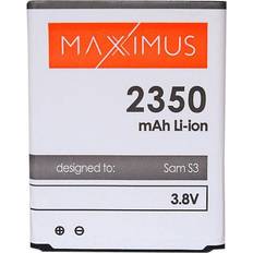 Samsung s3 oplader MTK Battery MAXXIMUS for Samsung Galaxy S3 i9300 2350 mAh