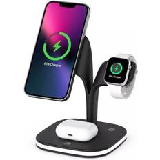 Airpods iphone Latausasema iPhone, Apple Watch & AirPods Induktio Black