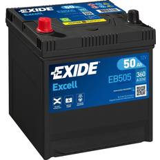 Batterier 50ah Exide Excell EB505 50 Ah