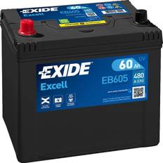 Bilbatteri 60ah Exide Excell EB605 60 Ah