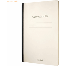 Beige Agenda's en Notitieblokken Sigel Conceptum Flex Geruit Notitieschrift A4