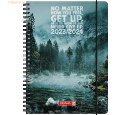 Brunnen 1072155204 Wochenkalender Schülerkalender 2023/2024 "Get Up" 2 A5 PP-Einband