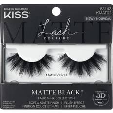 Kiss Matte Black Faux Mink Collection Matte Velvet False Eyelashes