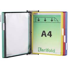 Blau Dokumentenhalter & Flipcharts Tarifold Sichttafel-Wandsystem magnetisch A4