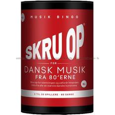 Sällskapsspel musik Skru op for dansk musik fra 80'erne