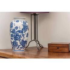 Geko Anemone Blue & White Urn Vase