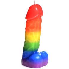 Mehrfarbig Kerzen & Zubehör Master Series Pride Pecker Dick Drip LED-Licht