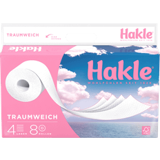 Hakle Toilettenpapier TRAUMWEICH 4-lagig 8 Rollen