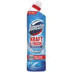 Domestos Reinigungsmittel Domestos WC-Reiniger Kraft & Frische Gel, Hygienischer Toilettenreiniger zur regelmäßgien Fresh Ocean