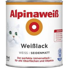 Malerfarbe Alpina Weißlack 750 seidenmatt