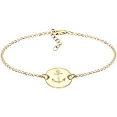 Guld ankare smycken Elli Armband damer ankare plattor maritim 925 sterlingsilver silver, colore: Guld, cod. 0202942316_17