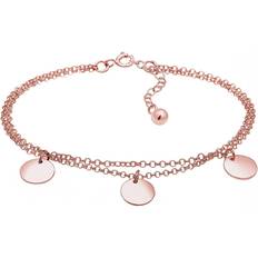 Elli dam äkta smycke armband cirkel lager geo platta 925 sterlingsilver silver, colore: Rödguld, cod. 0205531418_16