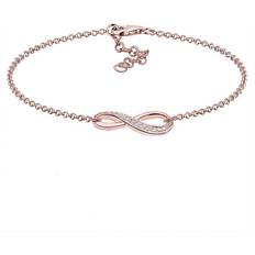Elli dam 925 sterling silver xilion slipad zirkon kristall oändlighetarmband Silver, colore: Rosa guld, cod. 0208960515_18