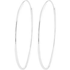 Elli Creolen Basic klassisk 925 silver