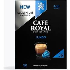 Nespresso kompatibel Cafe Royal Lungo 36 Kapseln Alu Nespresso® kompatibel