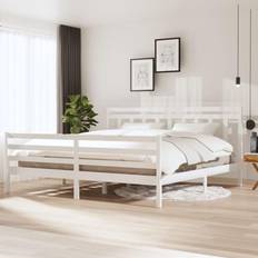 Senge & Madrasser vidaXL 200x200 massivt Sengeramme