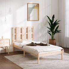 vidaXL Estructura De Cama Madera Maciza 90x190 cm