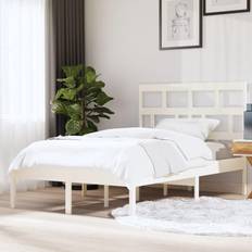 Senge & Madrasser vidaXL 140x200 massivt fyrretræ Sengeramme