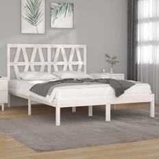 Senge & Madrasser vidaXL 120x190 Small Double massivt Sengeramme