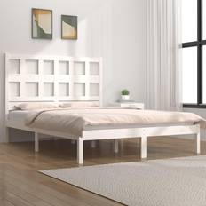 Senge & Madrasser vidaXL 140x200 massivt fyrretræ Sengeramme