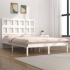 vidaXL Estructura De Cama De Madera Maciza De Pino 140x200 cm