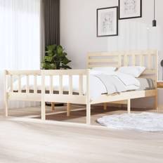 Beds & Mattresses vidaXL Bed Frame Solid