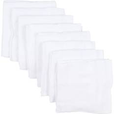 Pippi muslinfilt Pippi Muslinfilt 8-pack 70x70 cm Brilliant White 70x70 cm Baby Muslinfilt