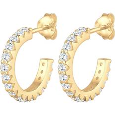 Elli Women's 925 Sterling Silver Stud Earrings - Silver