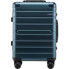 ALUMAXX Rejsetrolley Blåt Låsbart Teleskopisk Trolley-System 45189