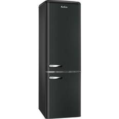 Retro køle fryseskabe Amica KGCR 387 100 MS Retro Schwarz