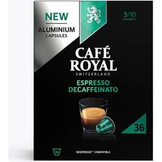 Espresso royal Cafe Royal Espresso Decaffeinato 36 Kapseln Maschine Intensität