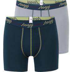 Blu - Uomo Mutande Sloggi Set di 2 boxer - Multicolore