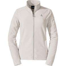 Damen - Weiß Pullover Schöffel Fleecejacke weiss