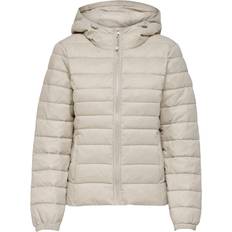 Damen - Polyamid Jacken Only Short Quilted Jacket - Gray/Pumice Stone