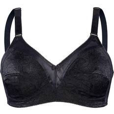 Soft-bh Jacquard Plain Full Cup Everyday Bra - Black