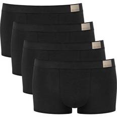 Sloggi Homme Sous-vêtements pour hommes Sloggi Lot de 4 Boxer Homme Noir en Coton