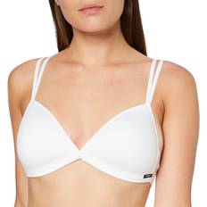 Skiny Gepaddet Triangle Everyday Bra - White