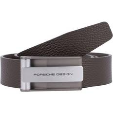 Hook Leather Belt - Dark Brown