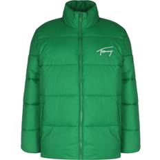 Tommy Jeans Signature Puffer Herren Winterjacke Grün