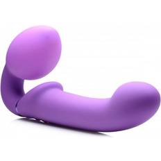 Morado Arneses XR Brands Arnés vibrador sin correa G-Pulse Violeta Lila