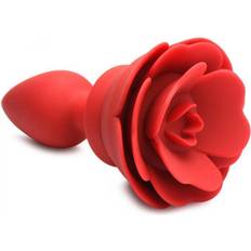 Vibrating Rose Anal Plug with Remote Control Medium