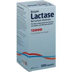 Lactase LACTASE 12.000 FCC Kapseln 100