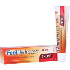 Rezeptfreie Arzneimittel FeniHydrocort 0,5 %, Hydrocortison 5 Creme