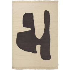 ferm LIVING Kelim Tæppe Lay Hvid, Multifarve, Beige cm