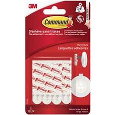 Black Picture Hooks Command Large Adhesive and Refill Strips 19 mm x 92 mm 8 pcs Picture Hook