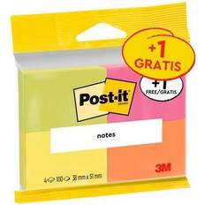 Notas Adhesivas Post-it Notas Adhesivas Pack 4 Blocs 38 mm x 51 mm