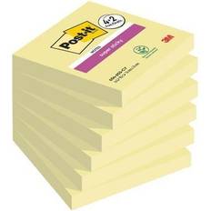 Post-it Bloc-note Adhésif Super Sticky Notes 76 x 76 mm 90 Feuilles + 2 Gratuits/Paquet