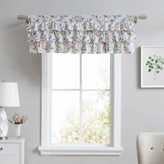 Laura Ashley Valance Cotton Rod Pocket Top Window Treatment 18 x 50