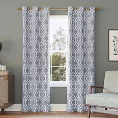 Curtains & Accessories Sun Zero Eldon Trellis Print40x63"