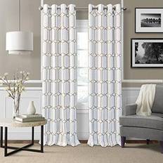 Elrene Room Darkening Grommet Linen Window Curtain Drape 52 in x 84 in Pack of 1